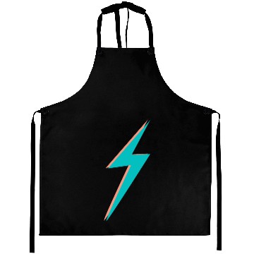 Discover double Lightning Bolt Pink And Blue Aprons