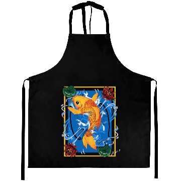 Discover koi fish Aprons