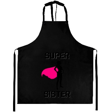 Discover Super Sister Superhero siblings Aprons