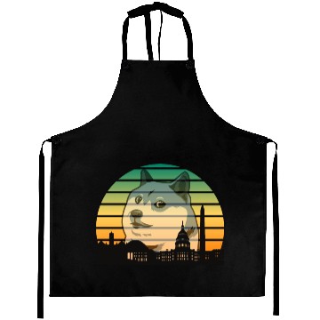 Discover Dogeclub Washington D.C. crypto birthday gift Aprons