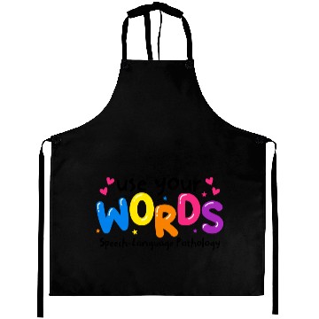 Discover Use your Words Speech Language Pathologist Aprons