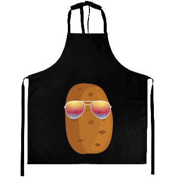 Discover Potato With Sunglasses Aprons