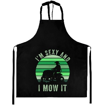 Discover Im Sexy And I Mow It Funny Lawn Mowing Landscaping Aprons