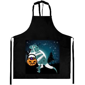 Discover Halloween Dinosaur T-rex Mummy Aprons