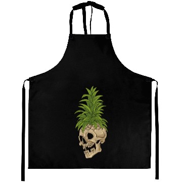 Discover Skull Pineapple Skull Aprons