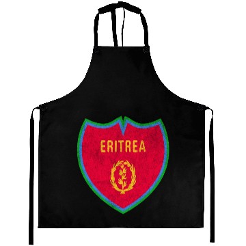 Discover Eritrea Vintage crest flags design Aprons