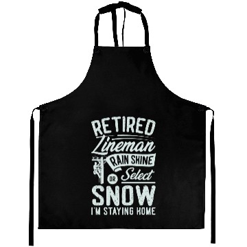 Discover Lineman Funny Aprons