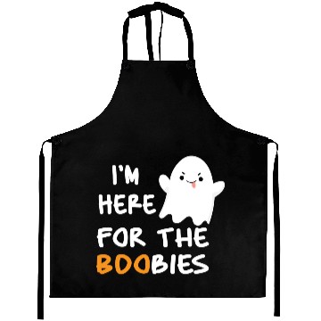 Discover I'm Here For the Boobies Funny Baby Halloween Aprons