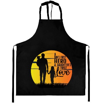 Discover BEST DAD/FATHER relationship with SON & DAUGHTER Aprons