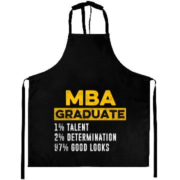 Discover MBA Student Talent Business Degree Graduation Aprons