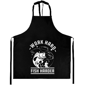 Discover Work Hard Fish Harder | Fishing Aprons For Men