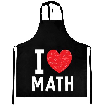 Discover I Love Math Heart Math Aprons