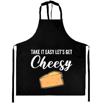 Discover Let's get cheesy In a Relationship Gift Aprons
