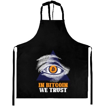 Discover Bitcoin Crypto Blockchain Cryptocurrency BTC Lover Aprons