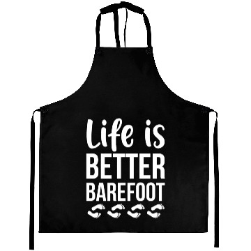 Discover Life Is Better Barefoot Earthing Aprons