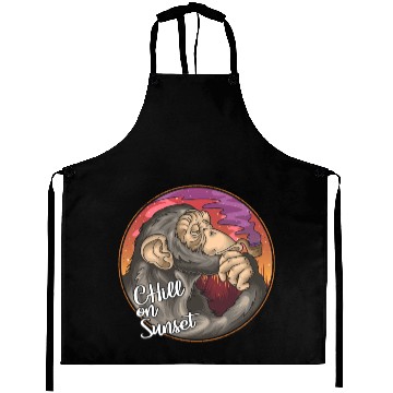 Discover Cool chimpanzee Aprons