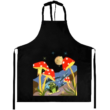 Discover Frog and Toad Mushroom Aprons