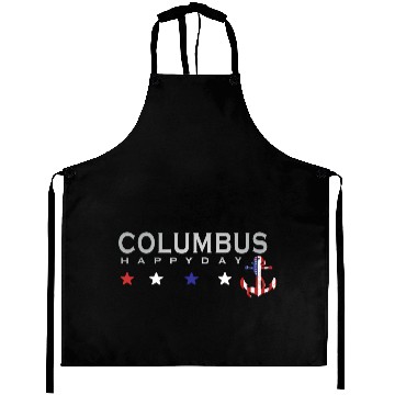 Discover Columbus Day Aprons