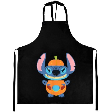 Discover Stitch Pumpkin Halloween Aprons
