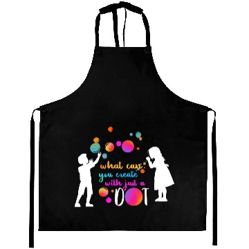 Discover What Can You Create With Just A Dot Day Happy Kids Aprons