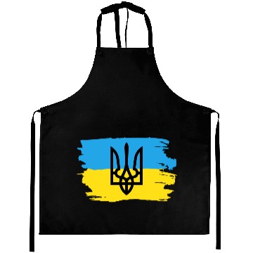 Discover Trysub flag gift Ukraine Ukrainian Kiev Aprons