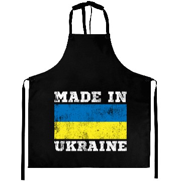 Discover Made in Ukraine flag Kiev gift Aprons