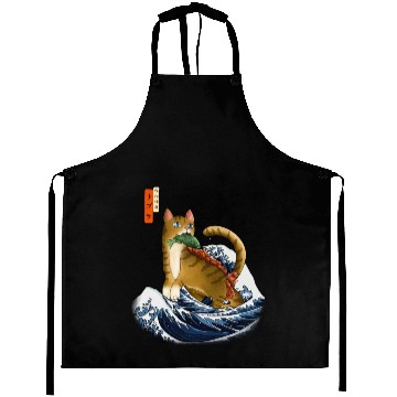 Discover catzilla monster cat Aprons