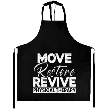 Discover Move Restore Revive Physical Therapy Physiotherapy Aprons