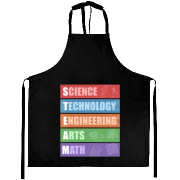 Discover STEAM Science Technology Engineering Arts Math Aprons