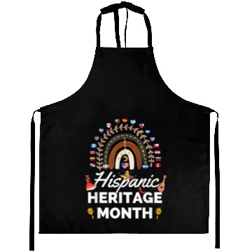 Discover National Hispanic Heritage month Rainbow All Count Aprons
