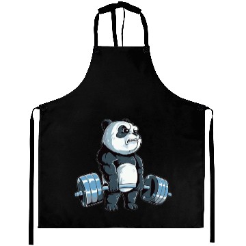 Discover Panda Working Out Aprons