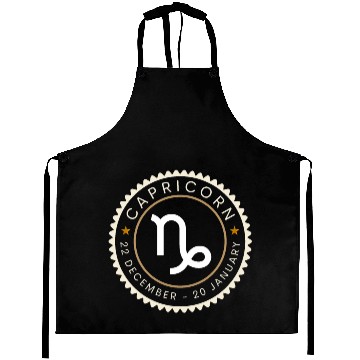Discover CAPRICORN - Born in December Aprons