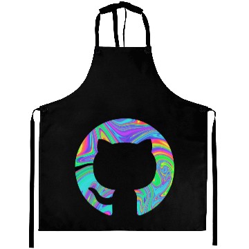 Discover Psychedelic Github Aprons