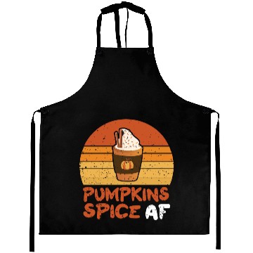Discover Pumpkin Spice Af Season Fall Autumn Aprons