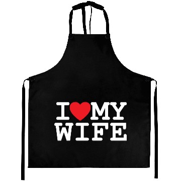 Discover I Love My Wife Aprons