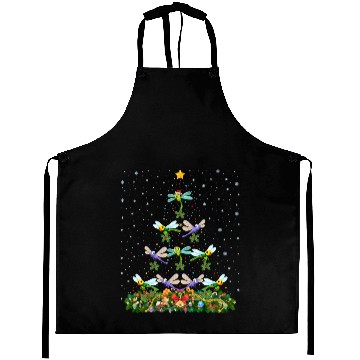 Discover Dragonfly Bird Christmas Tree Aprons
