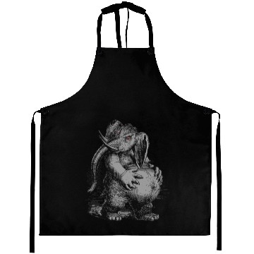 Discover Behemoth Monster Art Aprons