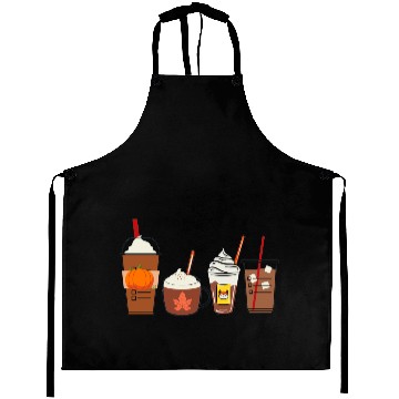 Discover Halloween Fall Coffee Pumpkin Spice Aprons