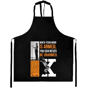 Discover Malcolm X Quote Aprons