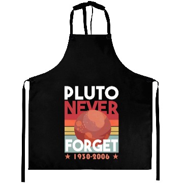 Discover Pluto Never Forget 1930-2006 Aprons