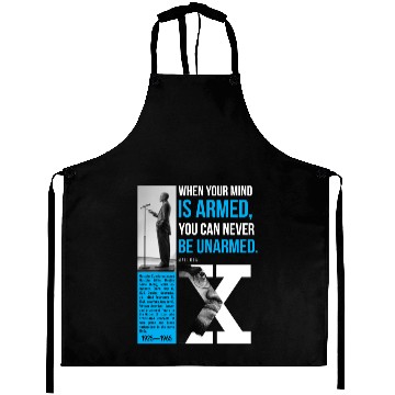 Discover Malcolm X Quote Aprons