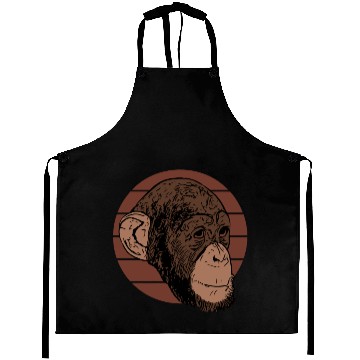 Discover monkey chimpanzee Aprons