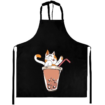 Discover Corgi In The Bubble Tea Bubble Milk Tea Lover Aprons