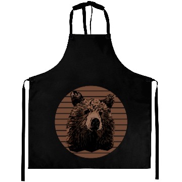 Discover Grizzly Bear Animal Aprons