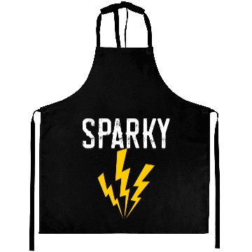 Discover Sparky Electrician Lineman Electricity Electronics Aprons