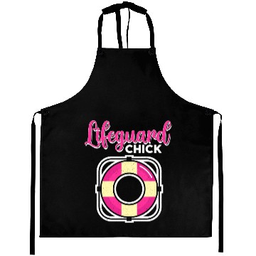 Discover Lifeguard Chick Rescuer Pool Guard Lifeguarding Aprons