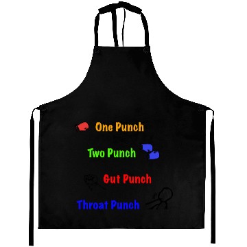 Discover One Punch Two Punch Aprons