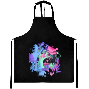 Discover Disney Alice im Wunderland Neonwald Silhouette Aprons