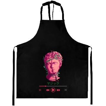 Discover Greek Bust with Ivy Japanese Aesthetic Aprons