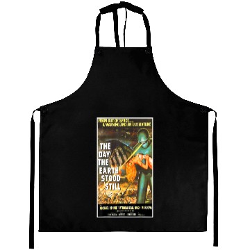 Discover Robot Halloween Earth Invasion Science Fiction Aprons